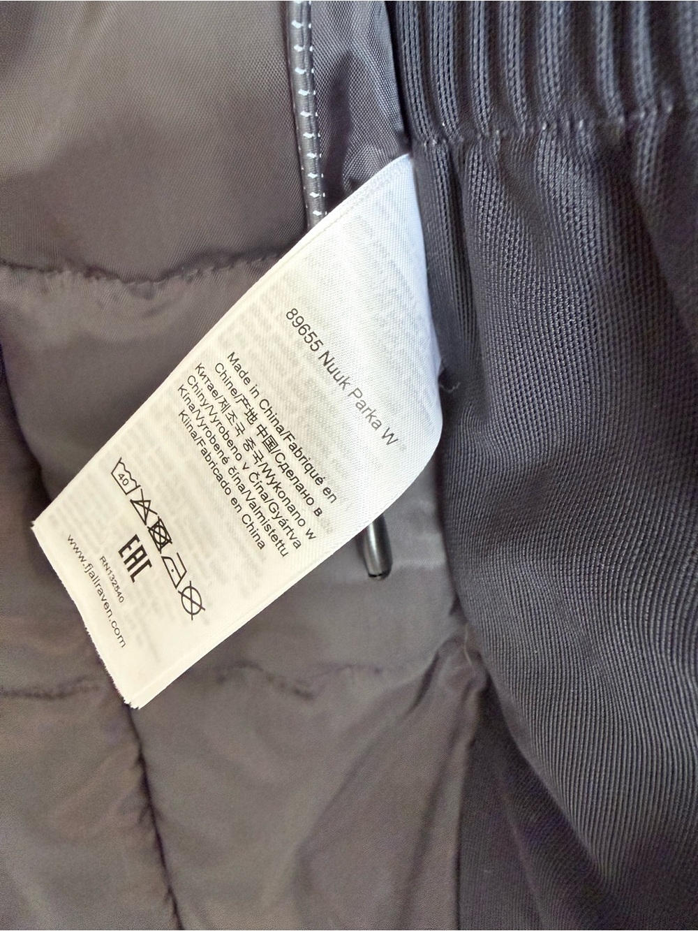 Fjallraven Women’s Nuuk Insulated Parka in Mustard Yellow with Faux-Fur Hood - Picture 5 of 10